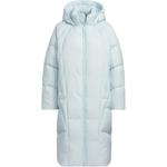 Куртка пуховая женская синяя Adidas - фото 2