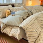 LUOLAI HOME Комплект постельного белья, 200 см, 4 предмета - фото 6