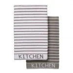 Набор из 2 махровых салфеток Rock 2 El Corte Inglés, серый - фото