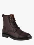 Кожаные шнурованные ботинки Davide Jones Bootmaker, Brown - фото 3