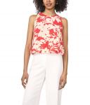 Топ Vince Camuto Sleeveless Tank With Ballon Hem, Cayenne - фото