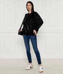 Толстовка Elisabetta Franchi Oversize fit, черный - фото 2