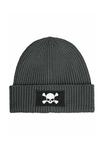 Шапка Neverless WINTER MIT PATCH SKULL TOTENKOPF , Dunkelgrau/Dark Grey - фото 2