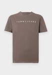 Футболка Tommy Jeans LINEAR LOGO TEE, Black Walnut/Brown - фото 5