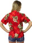 Блуза King Kameha Small Flower, красный - фото 2