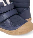 Ботинки с отделкой из текстильной кожи Wheat, Navy - фото 4