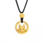 Lao Feng Xiang Серебряное колье S925 унисекс - фото 6