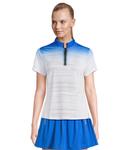 Топ Jamie Sadock Flux Print Short Sleeve Top, Electric Blue - фото