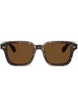 Мужские солнцезащитные очки Oliver Peoples, коричневый - фото