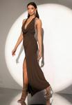 Платье Lipsy Maxi dress, Brown - фото 2
