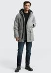 Пальто TOM TAILOR Parka, Grey Melange Herringbone/Light Grey - фото 2