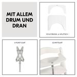 Детский стульчик beta+  Hauck, белый - фото 16