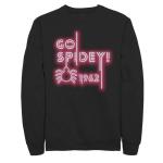 Мужской флис с неоновым логотипом Spider-Man Go Spidey 1962 Marvel - фото