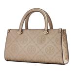 TORY BURCH Сумка тоут с монограммой Т тисненой кожи - фото 3