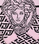 Шерстяной свитер Medusa La Greca Versace Kids, Candy+Black - фото 3