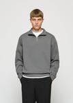 Толстовка Burocs BASIC MOCK NECK ZIP, Gray/Grey - фото