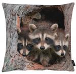 Чехол для подушки стиль шале Novel, коричневый - фото