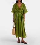 Хлопковый кафтан voilier Eres, Pistache - фото 2