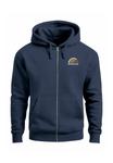 Толстовка Neverless Zip-up sweatshirt, Navy/Dark Blue - фото 2