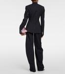 Однобортный пиджак The Attico, синий - фото 3