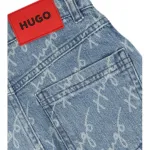 Шорты стандартного кроя Hugo, синий - фото 3