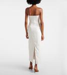 Льняное платье-бюстье Evalita SIR, слоновая кость - фото 3