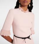 Платье миди Cady Couture с оборками Valentino, Soft Poudre - фото 4