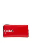 Кошелек с логотипом Comme Des Garçons Wallet, красный - фото 2