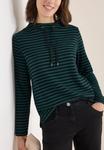 Топ Cecil GESTREIFTES FUNNELNECK , Grün/Dark Green - фото