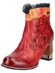 Ботильоны Laura Vita, красный - фото