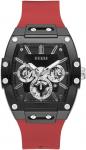 GUESS Мужские часы Trend Tonneau 43mm, Red/Black/Black - фото