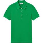 Поло с логотипом LACOSTE, зеленый - фото