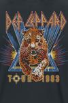 Футболка Def Leppard US Tour 1983, черный - фото 3