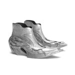 Ботильоны унисекс серебристые Scry - фото 3