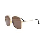 TOM FORD Солнцезащитные очки Unisex, Gold/Dark Brown - фото 3