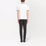 Футболка поло мужская белая PRADA - фото 6