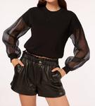 Свитшот Валерия черного цвета Cami NYC - фото 2