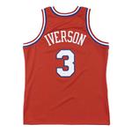 Джерси Mitchell & Ness Authentic 76ERS 02 03 Allen Iverson 'Victory' Mitchell Ness, красный - фото 2