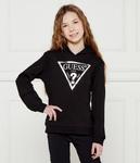 Толстовка Guess Regular Fit с логотипом, черный - фото