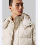 Куртка мужская Calvin Klein Jeans утепленная длинная, бежевый - фото 4