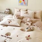 LUOLAI HOME Комплект постельного белья, 150 см, 4 предмета - фото 4