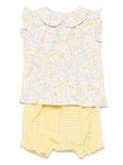 Комплект из топа и шортов Siola, желтый - фото