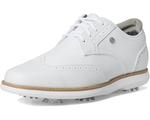 Кроссовки FootJoy Traditions Shield Tip Golf Shoes, цвет White/White/White - фото 7