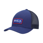 Мужская темно-синяя кепка с логотипом Ticket Trucker III Snapback RVCA - фото 2