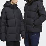 Пуховик унисекс черный Adidas, черный - фото 6