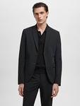 Пиджак Paris Super Slim Fit Mango, Black - фото