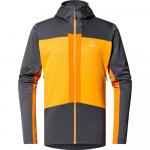 Толстовка Haglöfs ROC Flash Mid Full Zip, желтый - фото 3