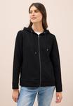 Толстовка Cecil Zip-up sweatshirt, Schwarz/Black - фото