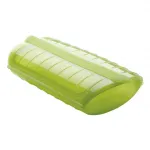 Пароварка на 1-2 человека с подносом Lékué, зеленый - фото