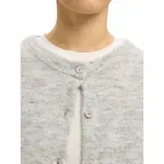 Кардиган Selected Lulu New, серый - фото 4